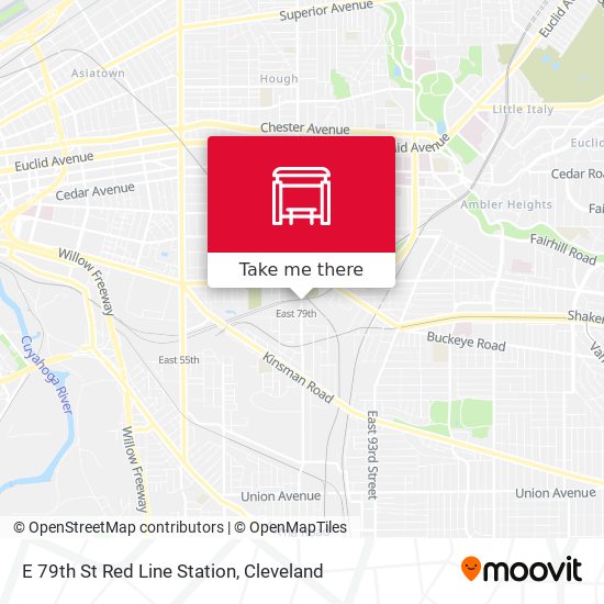 E 79th St Red Line Station map