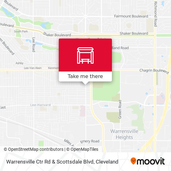 Warrensville Ctr Rd & Scottsdale Blvd map