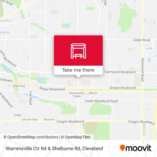 Warrensville Ctr Rd & Shelburne Rd map