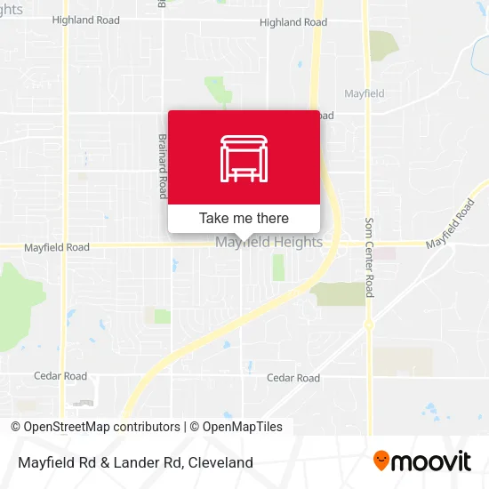 Mapa de Mayfield  Rd & Lander Rd