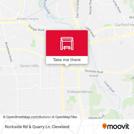 Rockside Rd & Quarry Ln map