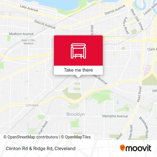 Clinton Rd & Ridge Rd map