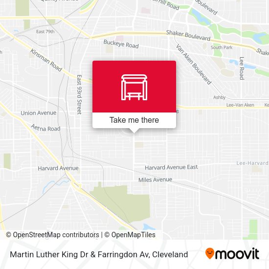 Mapa de Martin Luther King Dr & Farringdon Av