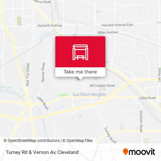 Turney Rd & Vernon Av map
