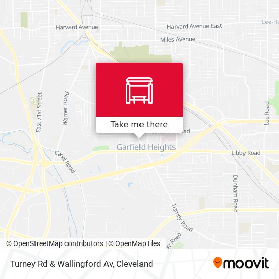 Turney Rd & Wallingford Av map