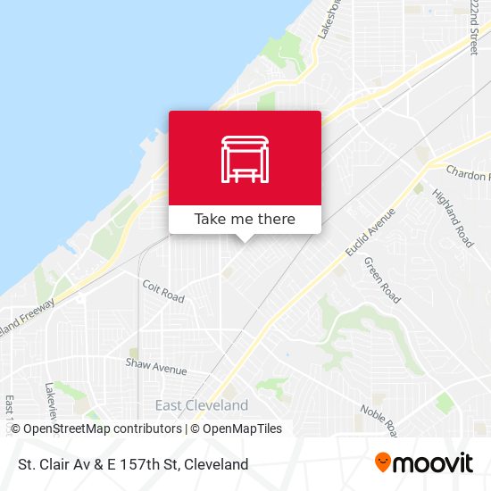 Mapa de St. Clair Av & E 157th St