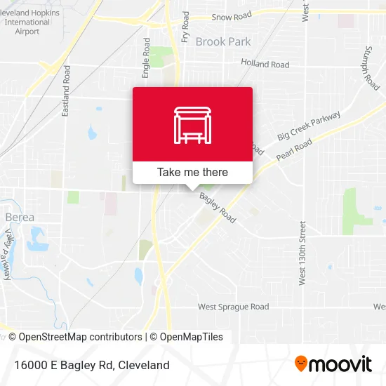 Mapa de 16000 E Bagley Rd