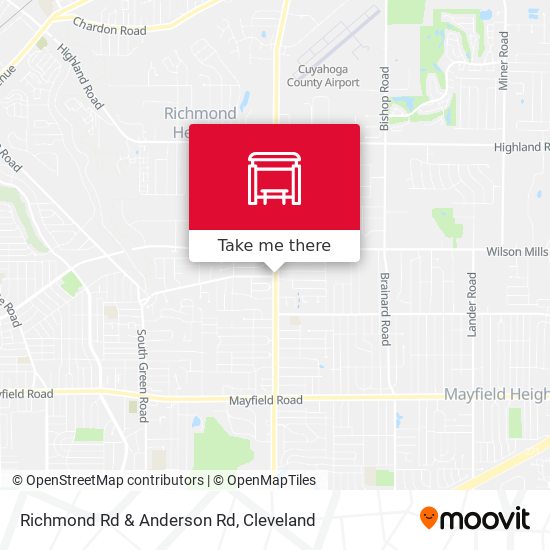 Richmond Rd & Anderson Rd map