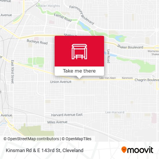 Mapa de Kinsman Rd & E 143rd St