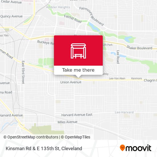 Kinsman Rd & E 135th St map
