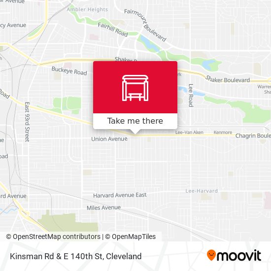 Kinsman Rd & E 140th St map