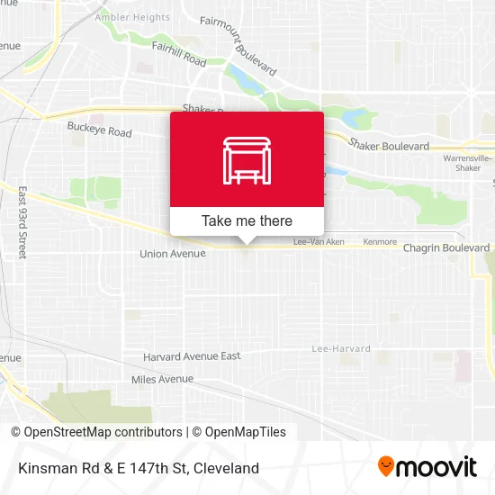 Mapa de Kinsman Rd & E 147th St
