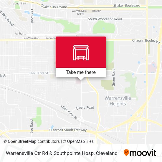 Mapa de Warrensville Ctr Rd & Southpointe Hosp