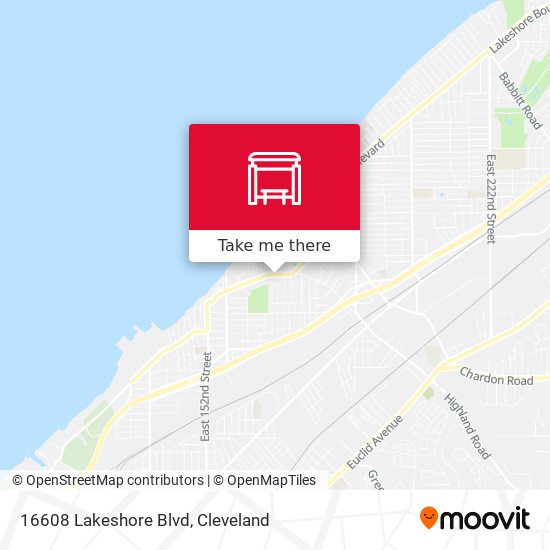 16608 Lakeshore Blvd map