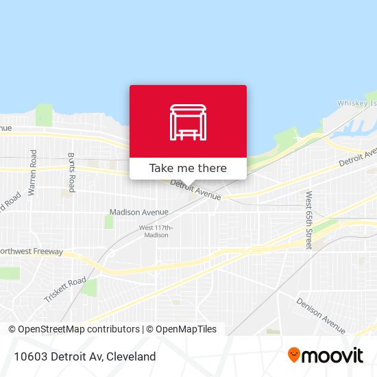 10603 Detroit Av map