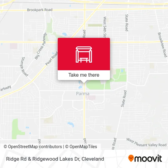 Ridge Rd & Ridgewood Lakes Dr map