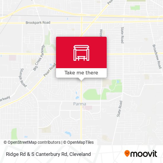 Mapa de Ridge Rd & S Canterbury Rd