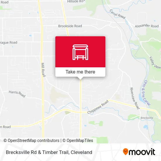 Brecksville Rd & Timber Trail map
