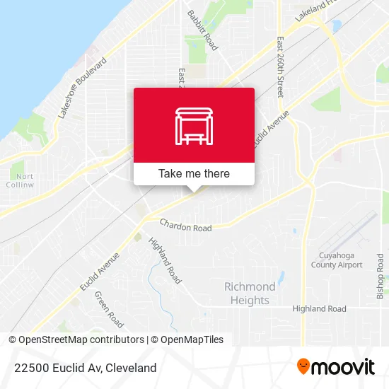 22500 Euclid Av map