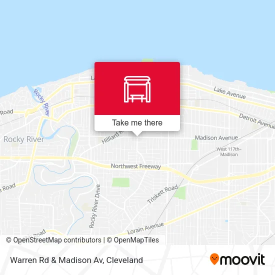 Mapa de Warren Rd & Madison Av