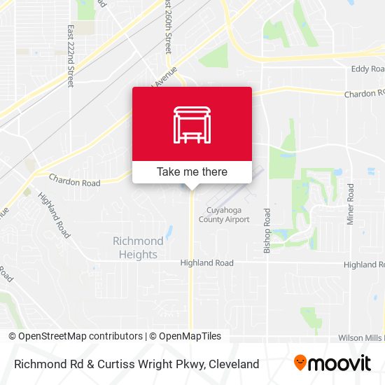 Mapa de Richmond Rd & Curtiss Wright Pkwy