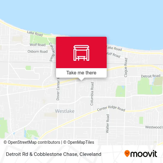 Detroit Rd & Cobblestone Chase map