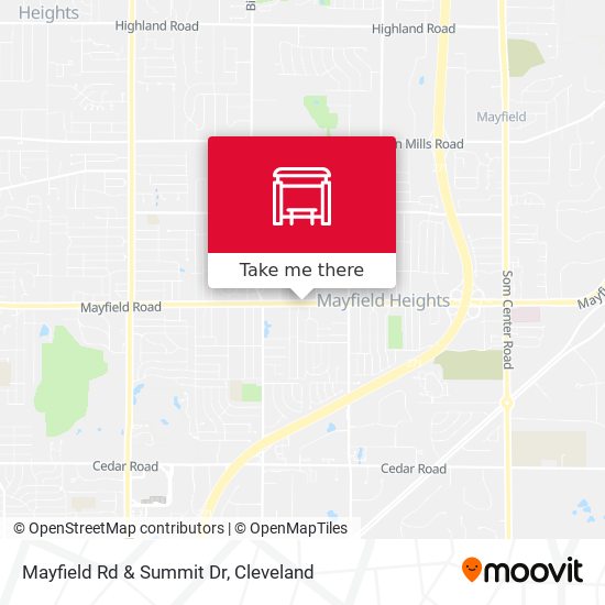 Mayfield Rd & Summit Dr map