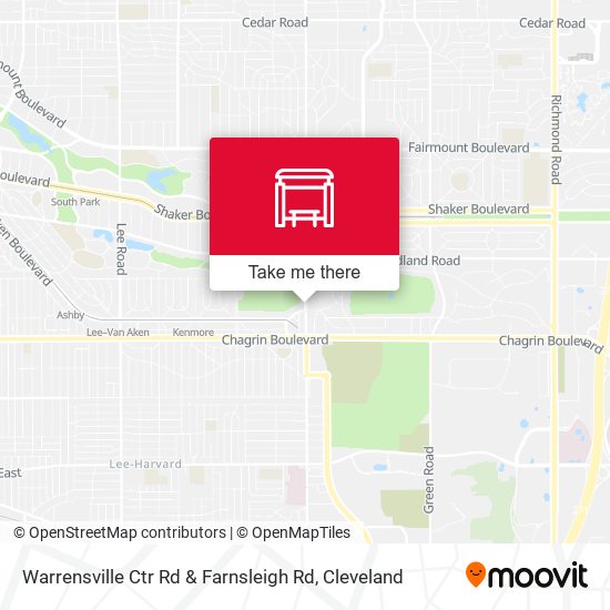 Warrensville Ctr Rd & Farnsleigh Rd map