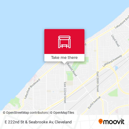 Mapa de E 222nd St & Seabrooke Av