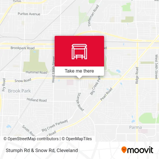 Stumph Rd & Snow Rd map