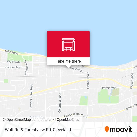 Wolf Rd & Forestview Rd map