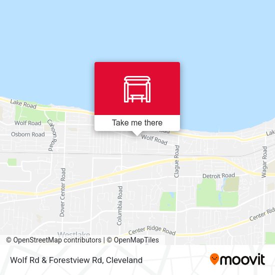 Wolf Rd & Forestview Rd map