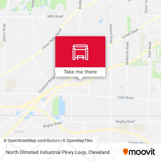 Mapa de North Olmsted Industrial Pkwy Loop