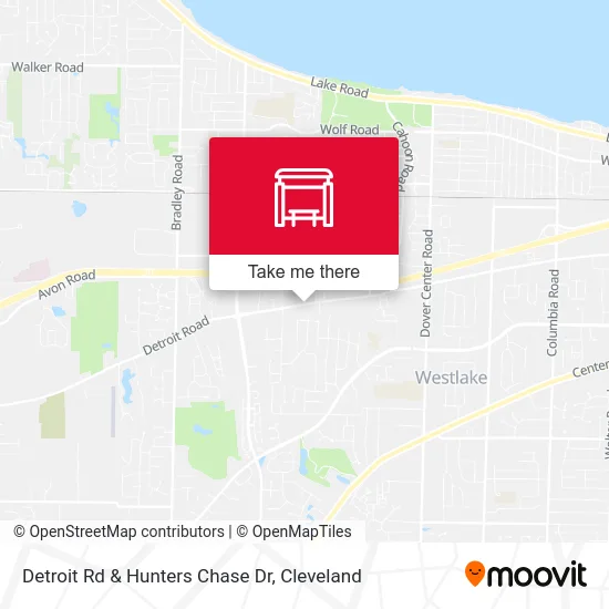 Detroit Rd & Hunters Chase Dr map