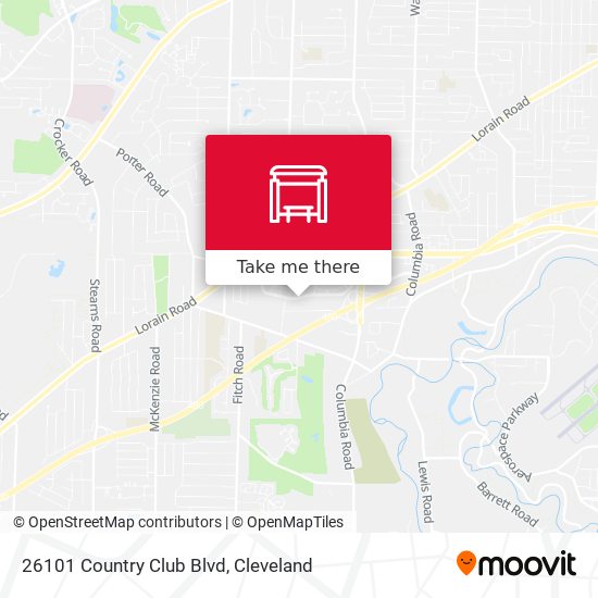 Mapa de 26101 Country Club Blvd