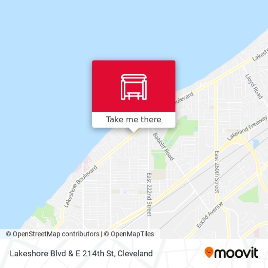 Mapa de Lakeshore Blvd & E 214th St