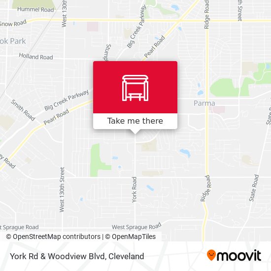 York Rd & Woodview Blvd map
