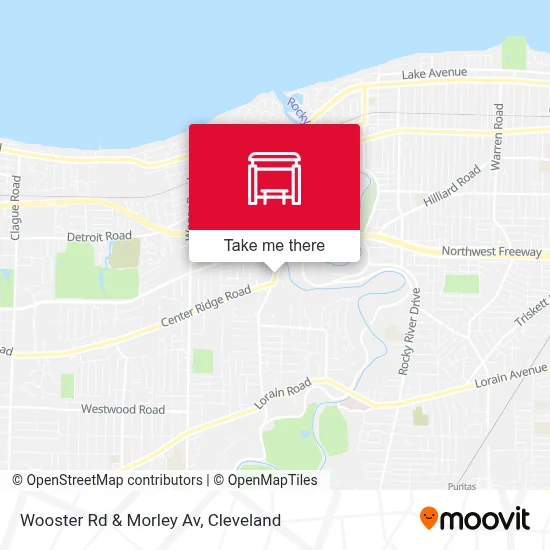Wooster Rd & Morley Av map