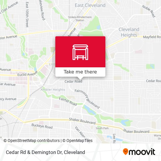 Cedar Rd & Demington Dr map