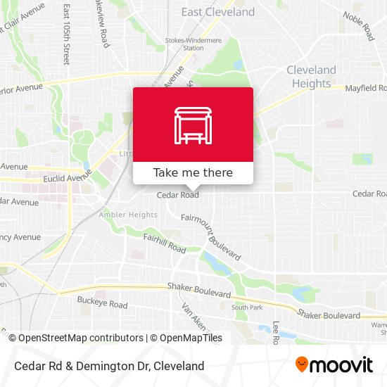 Cedar Rd & Demington Dr map