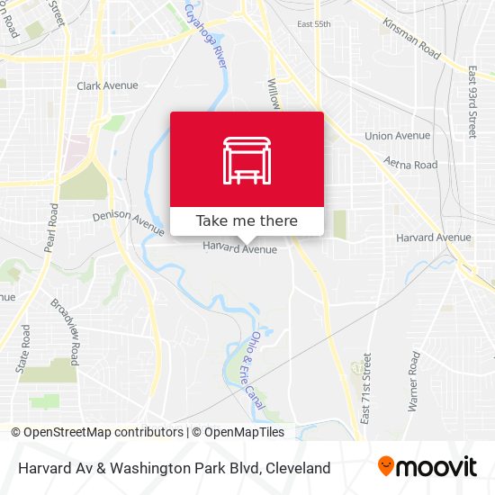 Mapa de Harvard Av & Washington Park Blvd
