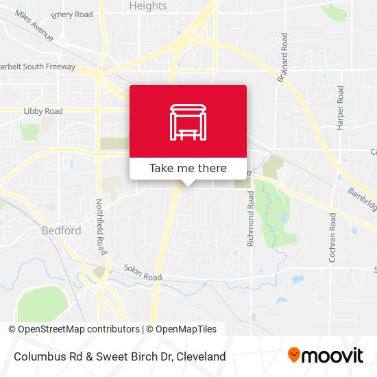 Columbus Rd & Sweet Birch Dr map