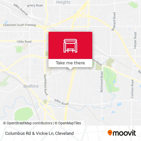 Mapa de Columbus Rd & Vickie Ln