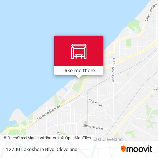 12700 Lakeshore Blvd map