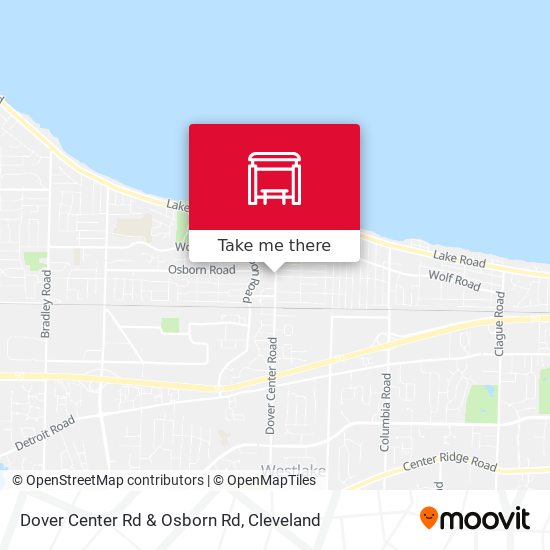 Mapa de Dover Center Rd & Osborn Rd