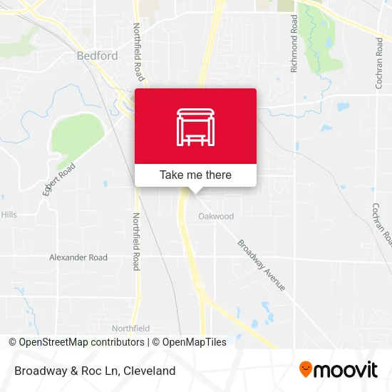 Broadway & Roc Ln map