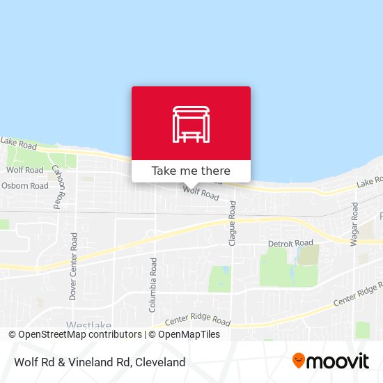 Wolf Rd & Vineland Rd map