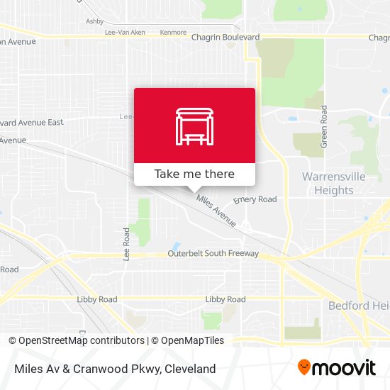 Mapa de Miles Av & Cranwood Pkwy