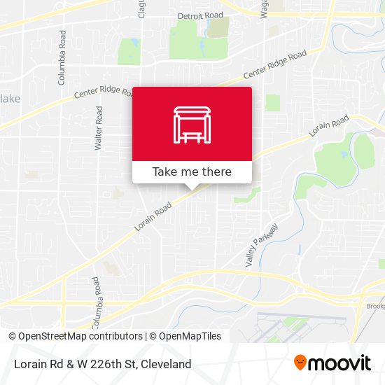 Lorain Rd & W 226th St map