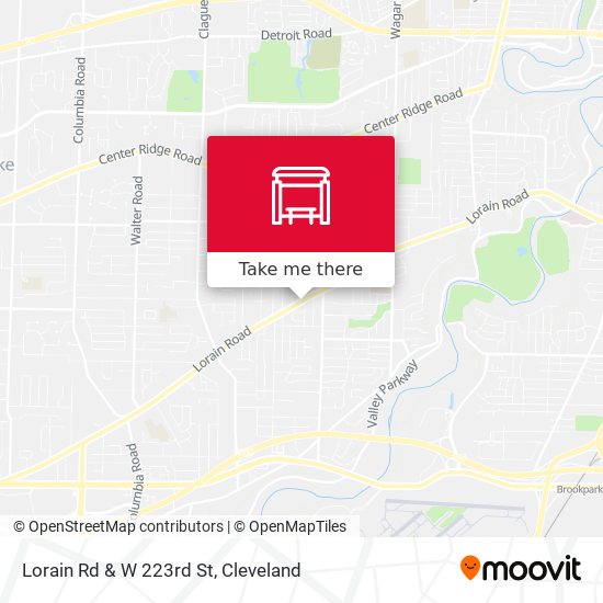 Lorain Rd & W 223rd St map